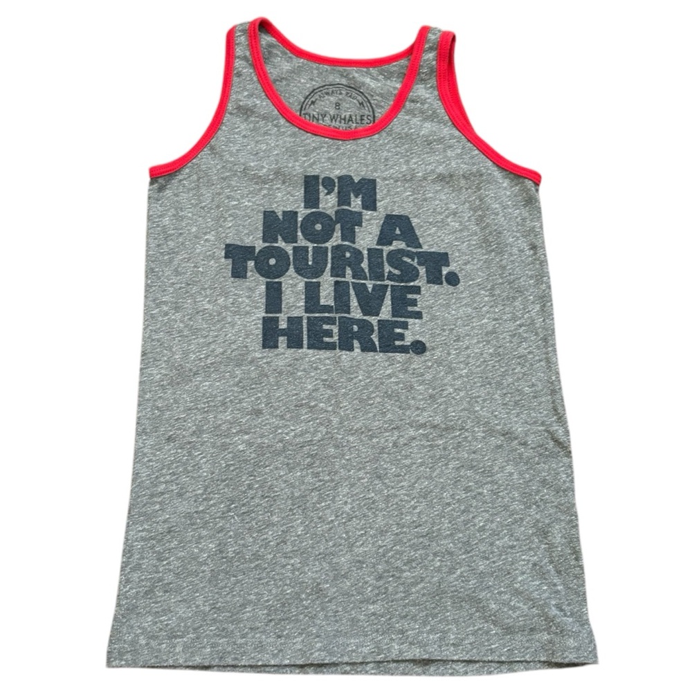 Boys' Not a Tourist Tank Top by Tiny Whales | Boys' Tank Tops